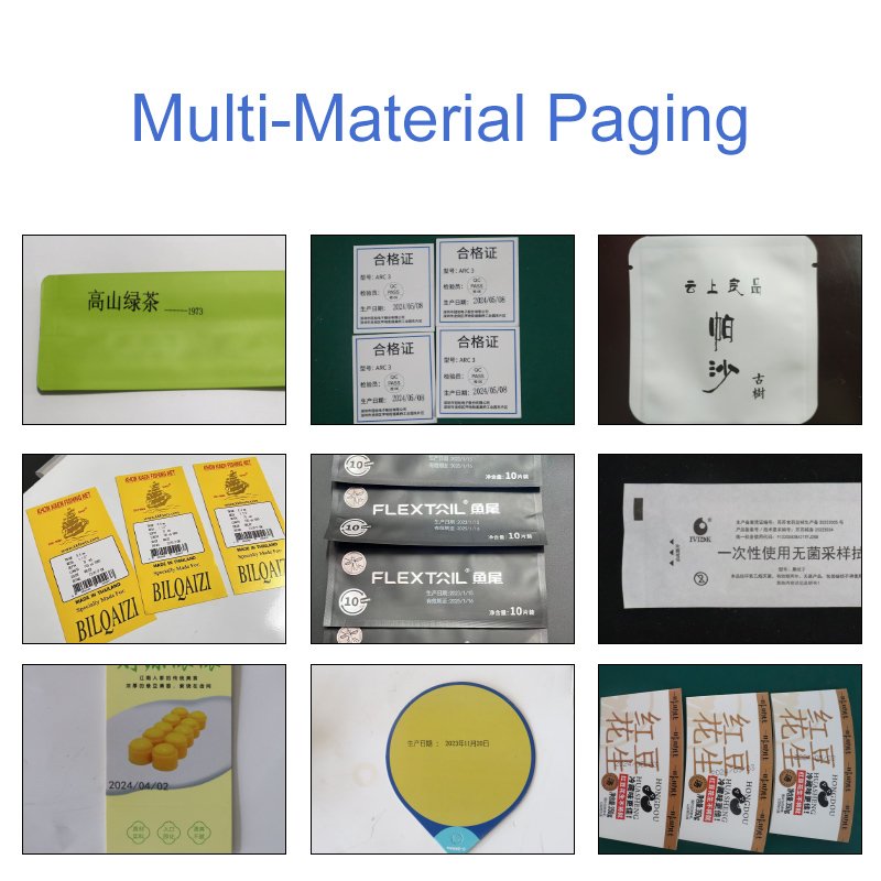 Hot Sale Dtf Printer Coding Machine Automatic Paging and Printing Machine plastic bag printing machine for small business