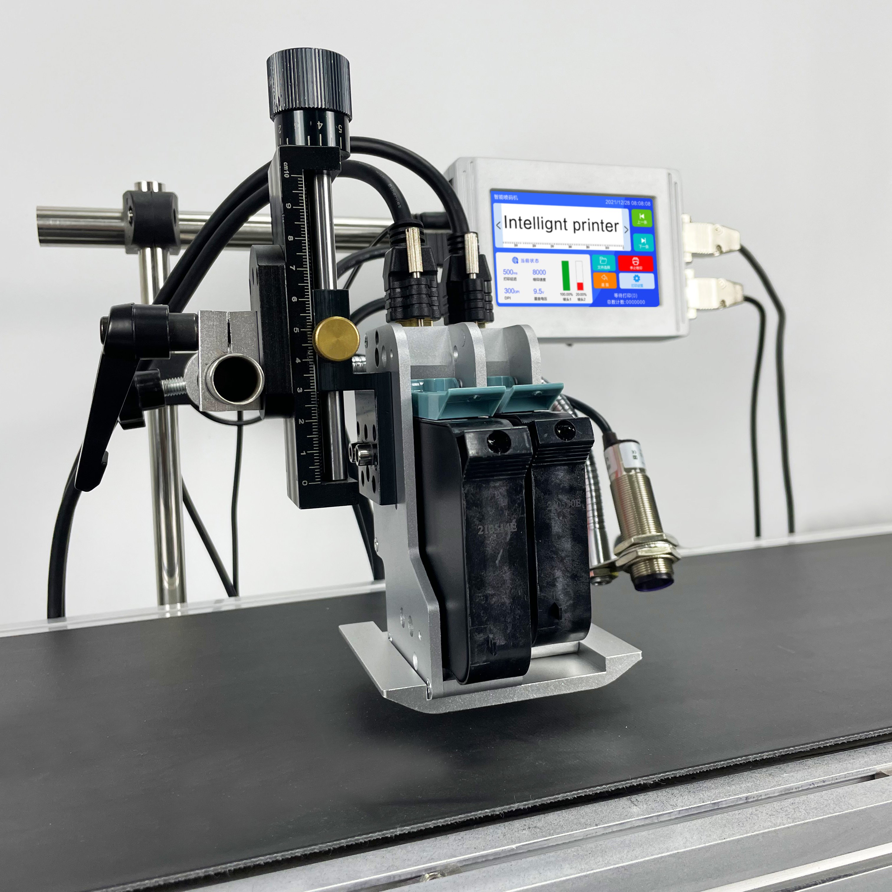 top selling thermal inkjet printer 2022 Newest automatic online batch code printer with conveyor in China