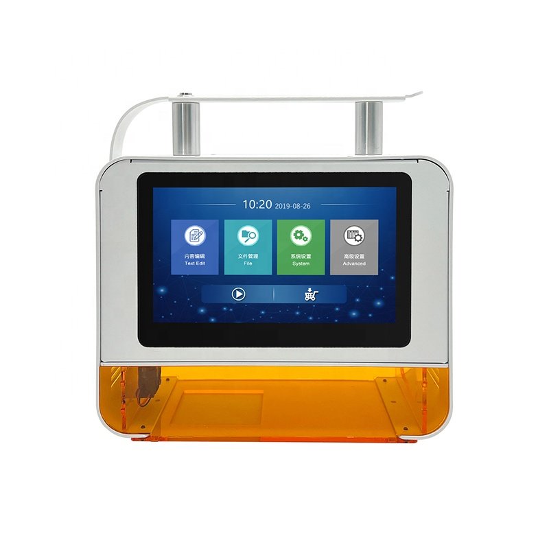 Easy to operation small intelligent portable laser marker LED touch screen date coder
