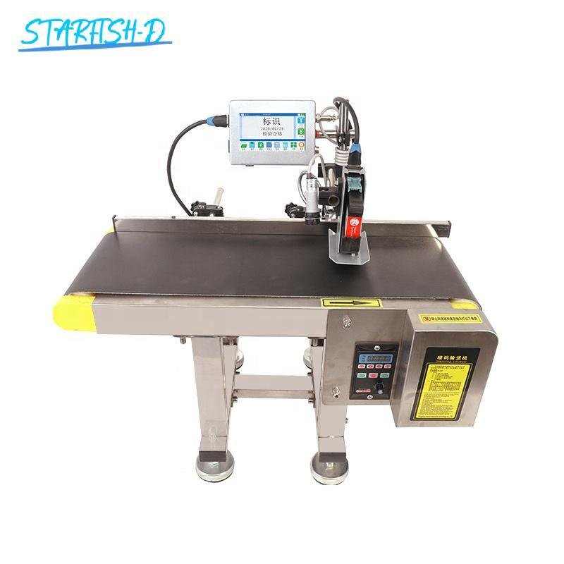 Automatic Touch Screen Plastic Aluminum Foil Bag Inkjet Code Printer Batch Expiry Date Lot Number Inkjet Printer
