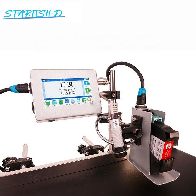Automatic Touch Screen Plastic Aluminum Foil Bag Inkjet Code Printer Batch Expiry Date Lot Number Inkjet Printer
