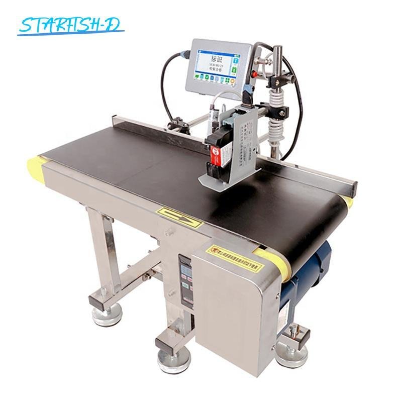 Automatic Touch Screen Plastic Aluminum Foil Bag Inkjet Code Printer Batch Expiry Date Lot Number Inkjet Printer