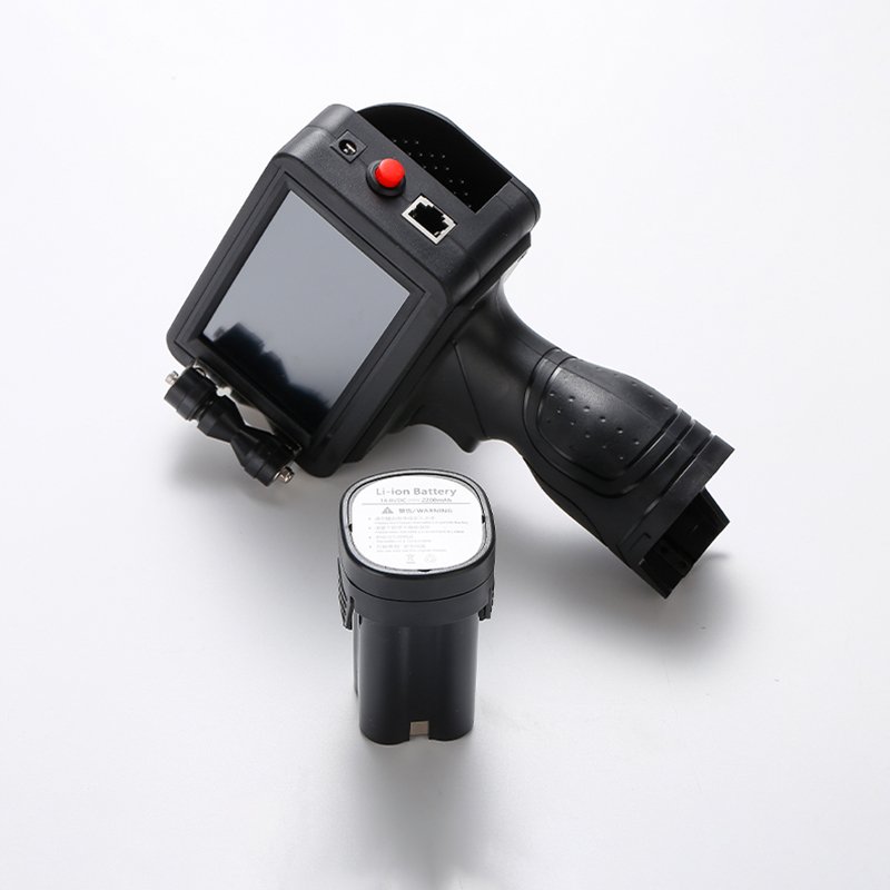 2024 Hot selling mini portable 600DPI bottle cap date printer 12.7mm handheld TIJ inkjet printer, Free test printing samples