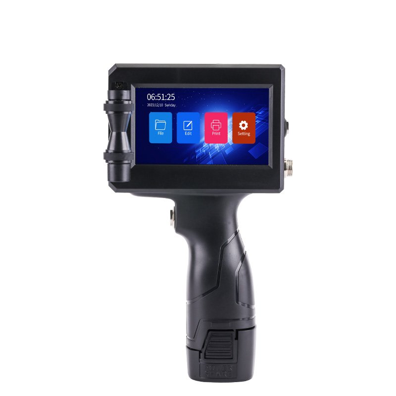 Logo Portable Printing Machine Mini Printer Mobile Inkjet Pen Metal Hand Held Inkjet Printer