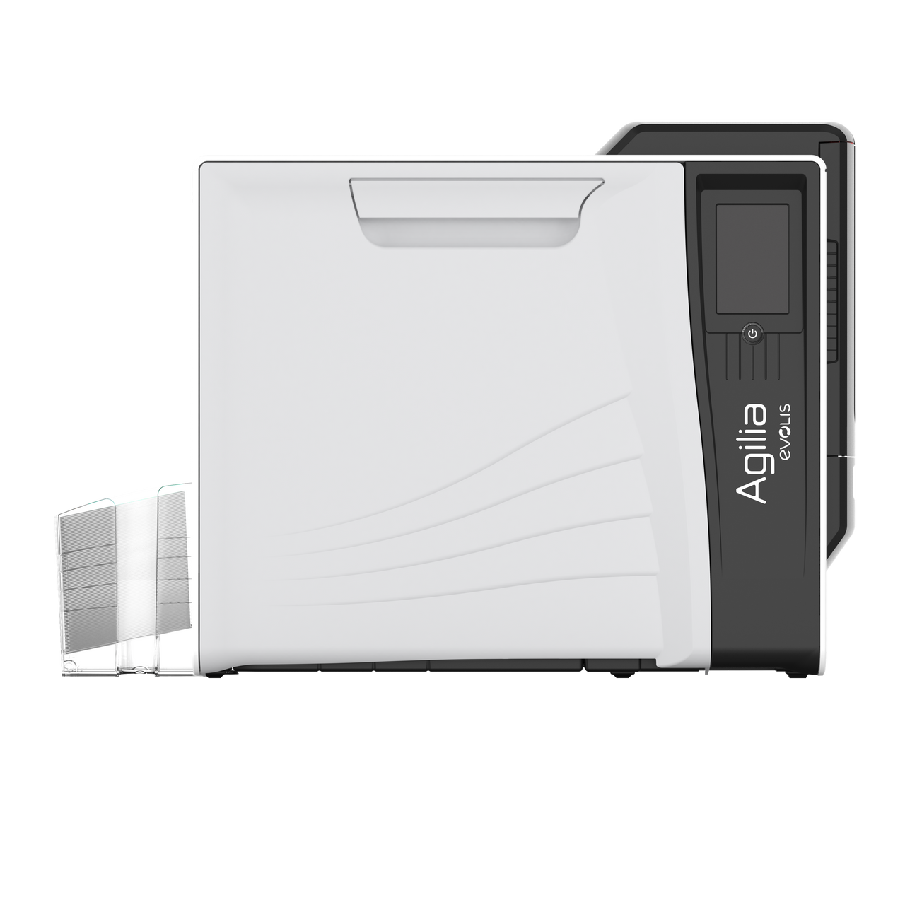In sales Evolis id card printer Agilia Simplex Retransfer 600 dpi resolution Dual Sided government NFC ID Business Card Printer