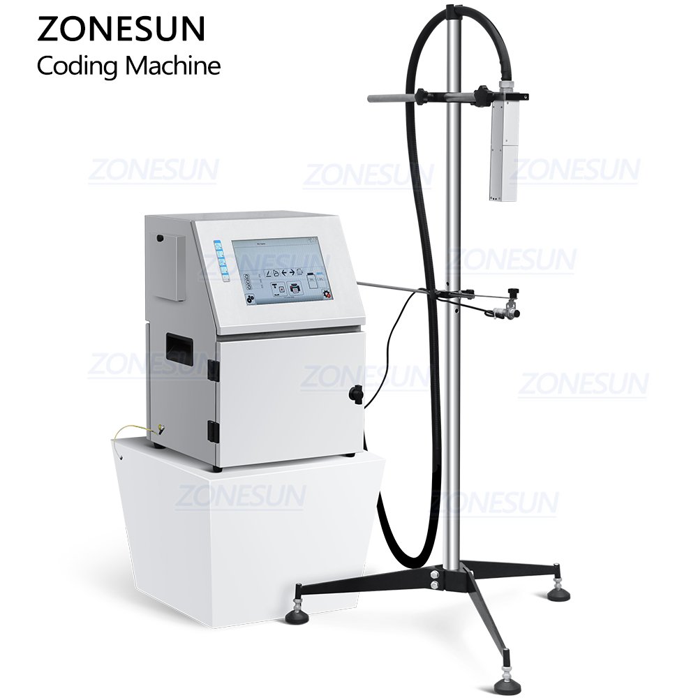 ZONESUN ZS-TIP15 Automatic High Speed Intelligent Multifonction Date Coding CIJ Continuous Inkjet Printer