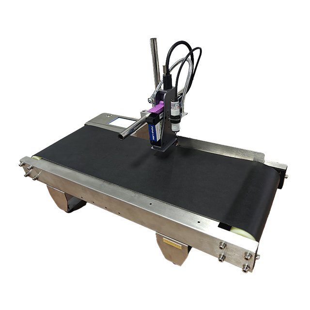 Desktop 12.7 mm Tij Automatic Fast Speed Online Continuous Industrial Date Coding Machine Thermal Inkjet Printer With Conveyor