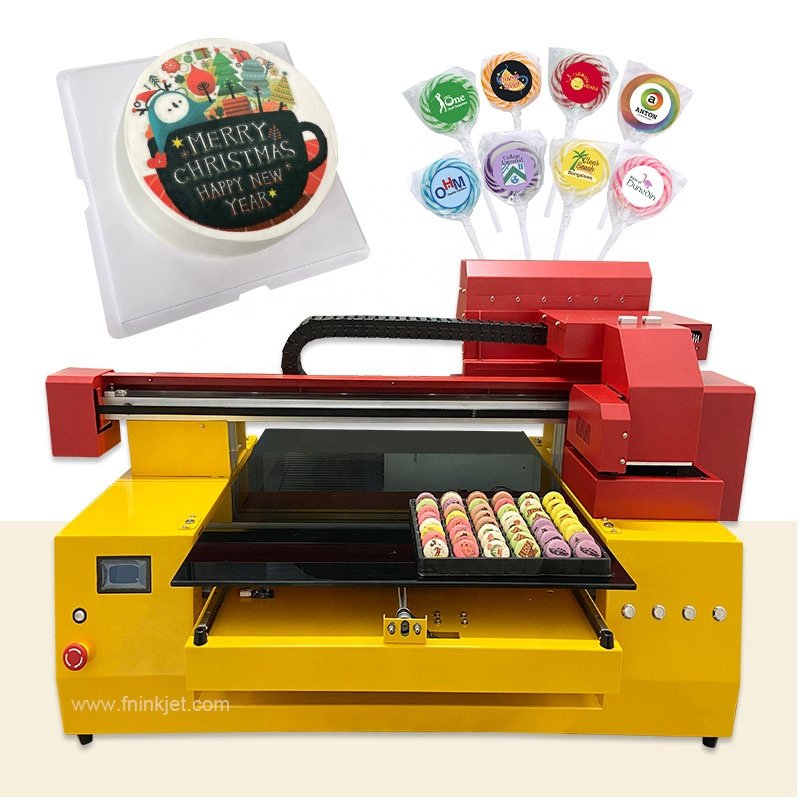 Best Price Top Quality Direct to All Food Edible Ink Cake Printer A2 Size XP600 Macaron Chocolate Cookies Candy Cake Printer 50W