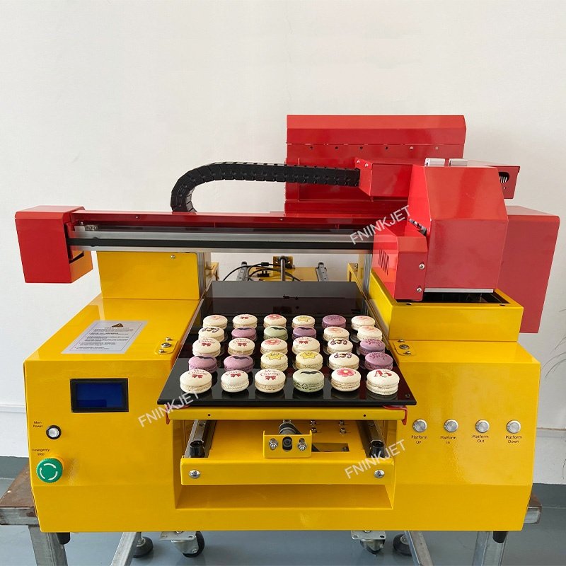 Best Price Top Quality Direct to All Food Edible Ink Cake Printer A2 Size XP600 Macaron Chocolate Cookies Candy Cake Printer 50W