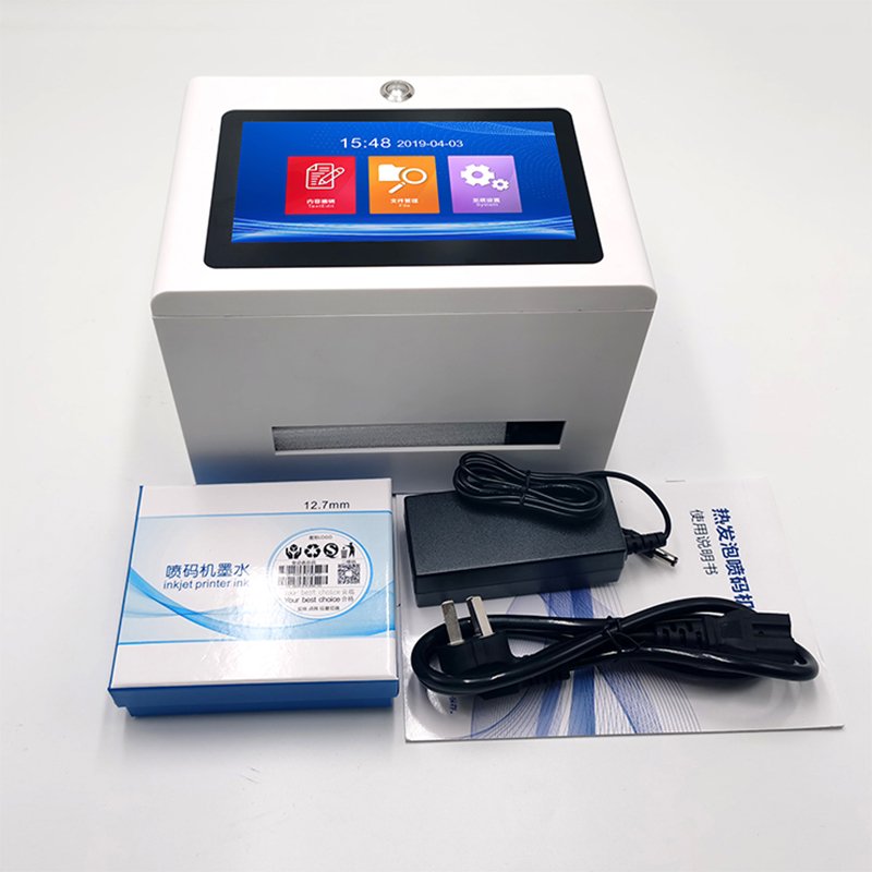 YISONHONDA production date concave and convex surface printing can bottle QR code batch number desktop printer inkjet printer
