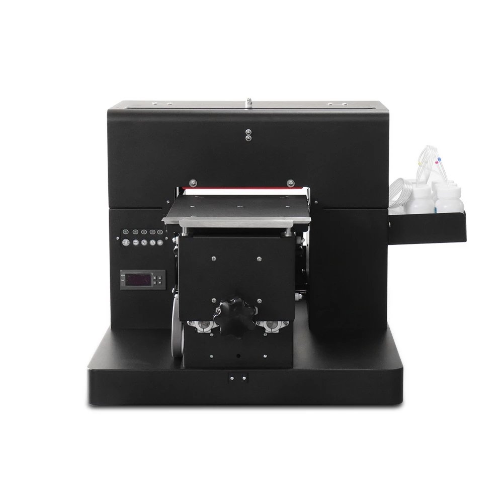 A4 Size DTG Printer 6 Colors Flatbed Printer Dark And Light Clothes Direct to Garment T-Shirt Printing Machine