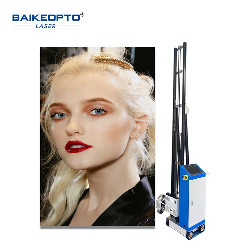 EPS DX7 Printhead With Five Color CMYK+W New 3D Effect Wall Painting Printer Vertical Mural Wall Inkjet Printer Machine