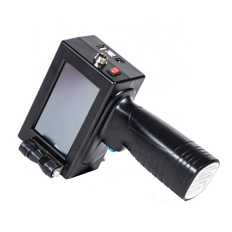 Demac portable manual inkjet printer thermal handheld printing machine for plastic bag carton expiry date printing