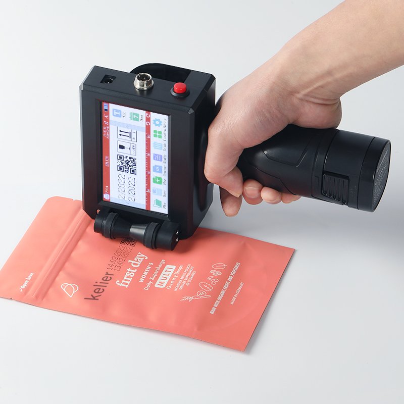 intelligent coding date handheld industrial inkjet printer machine support multi-languauge