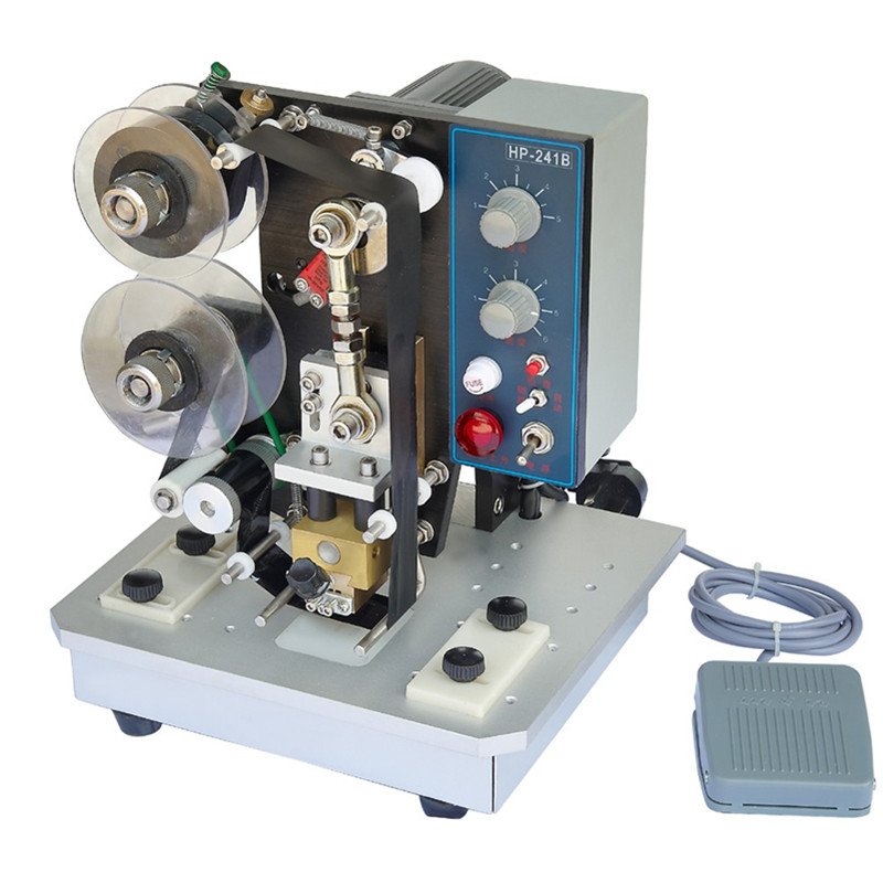 Hot Date Coder label printer ribbon coding expiry date electric ribbon coding machine
