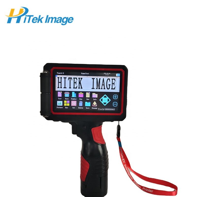 HiTek portable large character 50mm dual cartridge handheld inkjet printer 2588 2580 handheld inkjet printer