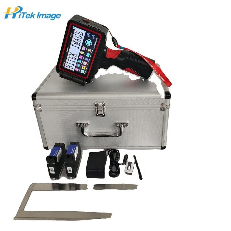 HiTek portable large character 50mm dual cartridge handheld inkjet printer 2588 2580 handheld inkjet printer