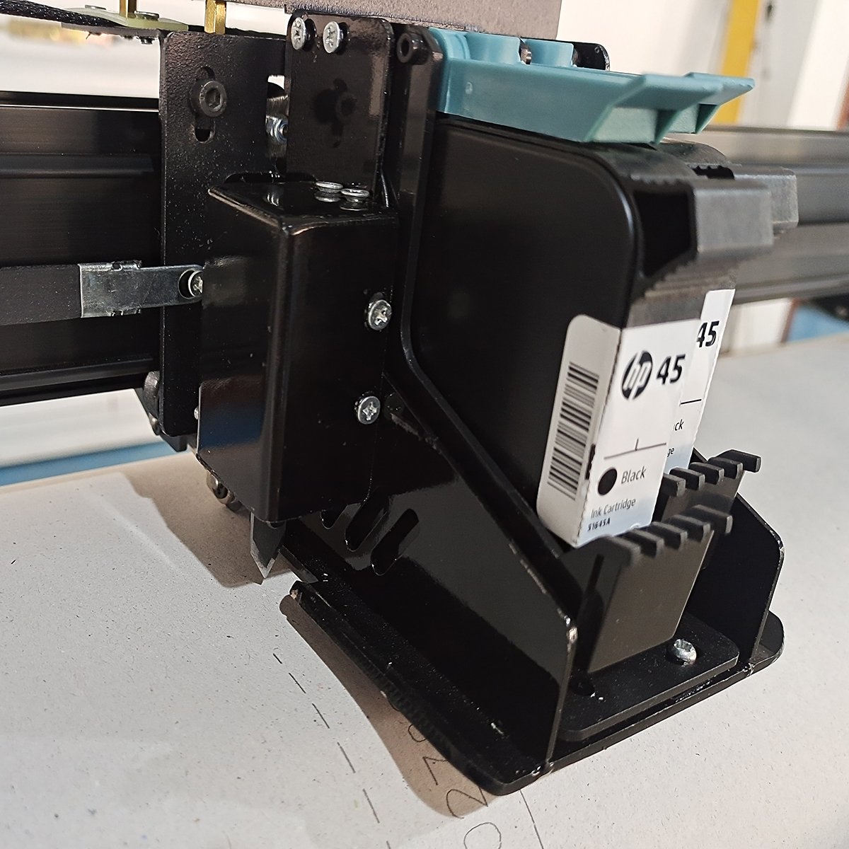 Competitive price inkjet printer fabric template plotter with four printing heads