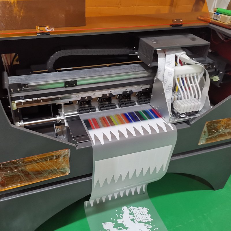 YILEE XP600 Dtf Printer Supplies Small A3 DTF Print Machine 33cm T-shirt DTF Printer with Powder Dyer Shaking Machine Provided
