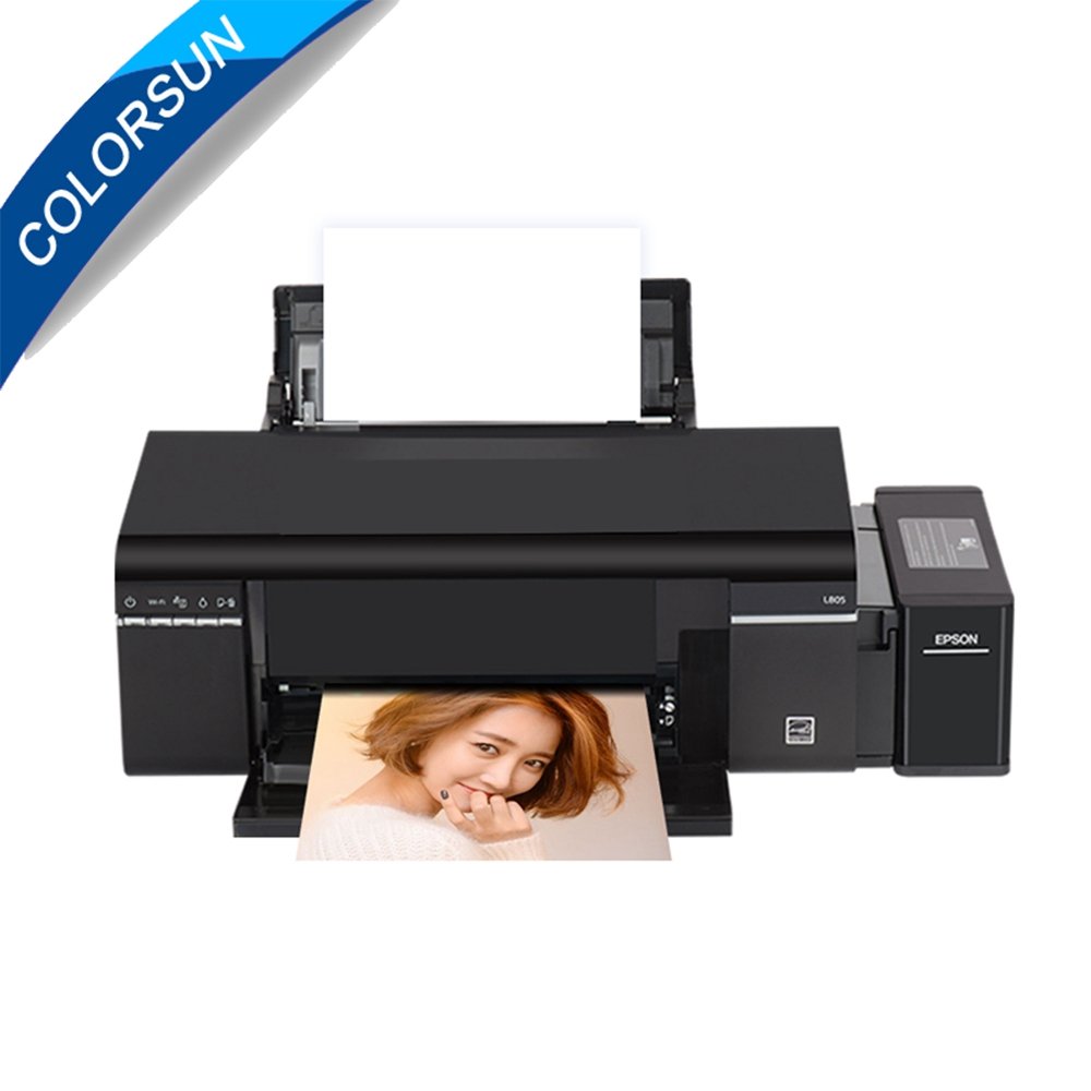 For Epson L805 Printer 6 colors Inkjet Printers A4 Size Professional 6-Color Photo Thermal Transfer Printer