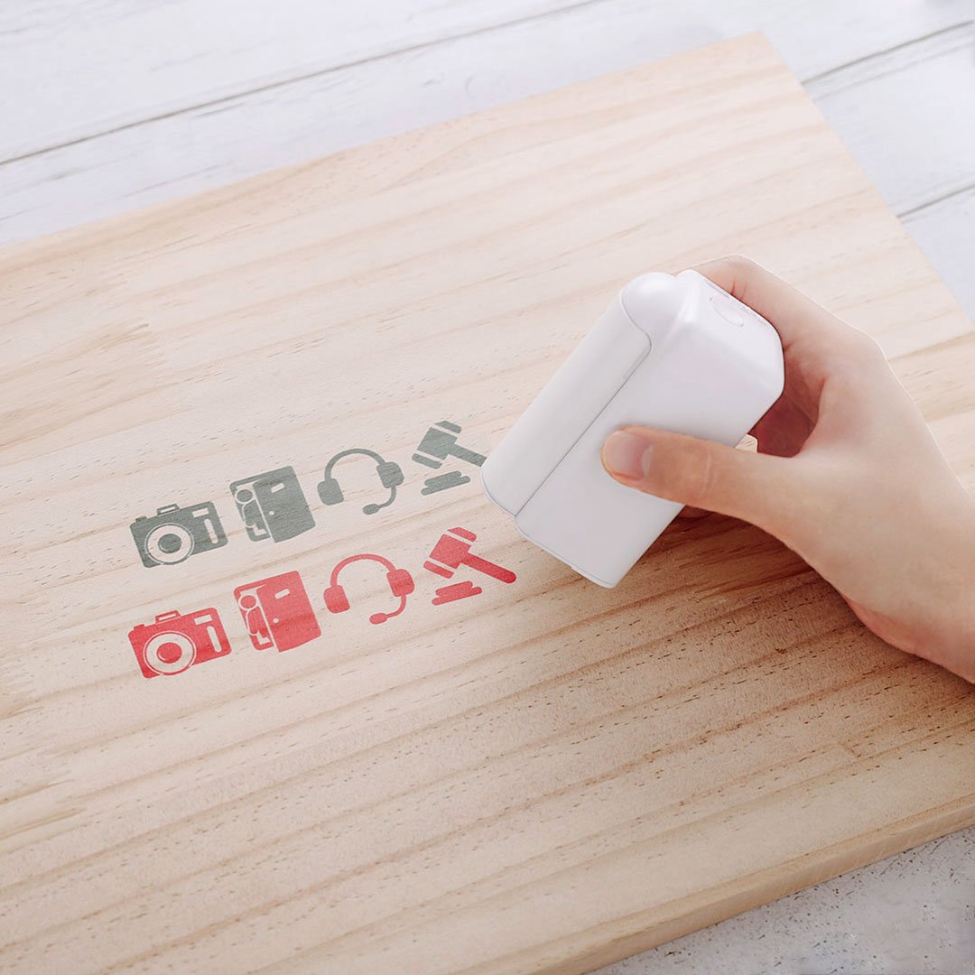 Evebot Hot selling paper printer Portable PrintPods Mini Sticker Sheet paper cup inkjet Printers handheld printer BOX