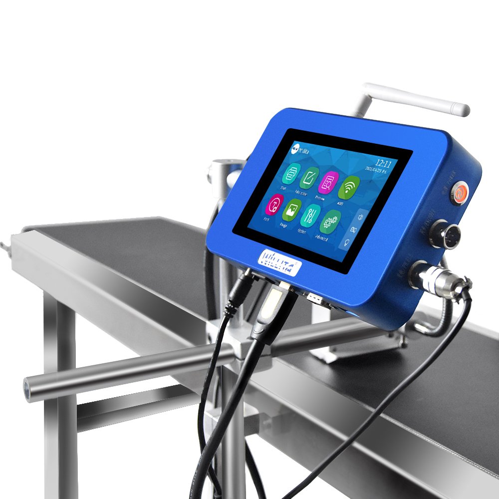 Automatic 25.4mm Inkjet Printer/online Ink-jet Coding Print Machine Expiry Date Printing Machine For Food,electronics