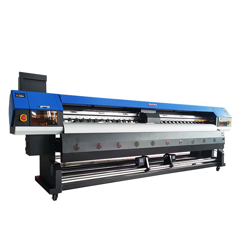 Mycolor eco solvent printer with 4 or 2 or 3 heads xp600 i3200E1 inkjet printer printing machine for advertisement industry