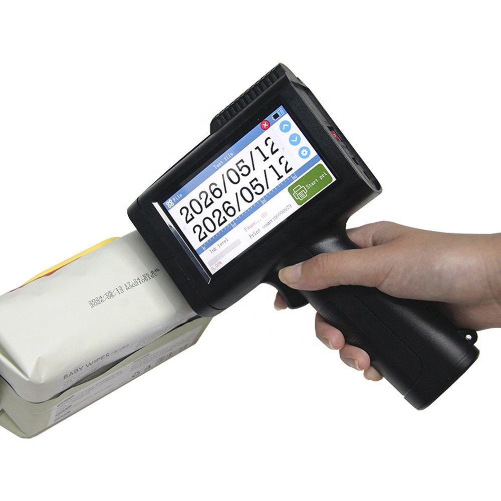 Logo Portable Printing Machine Mini Printer Mobile Inkjet Pen Metal Hand Held Inkjet Printer