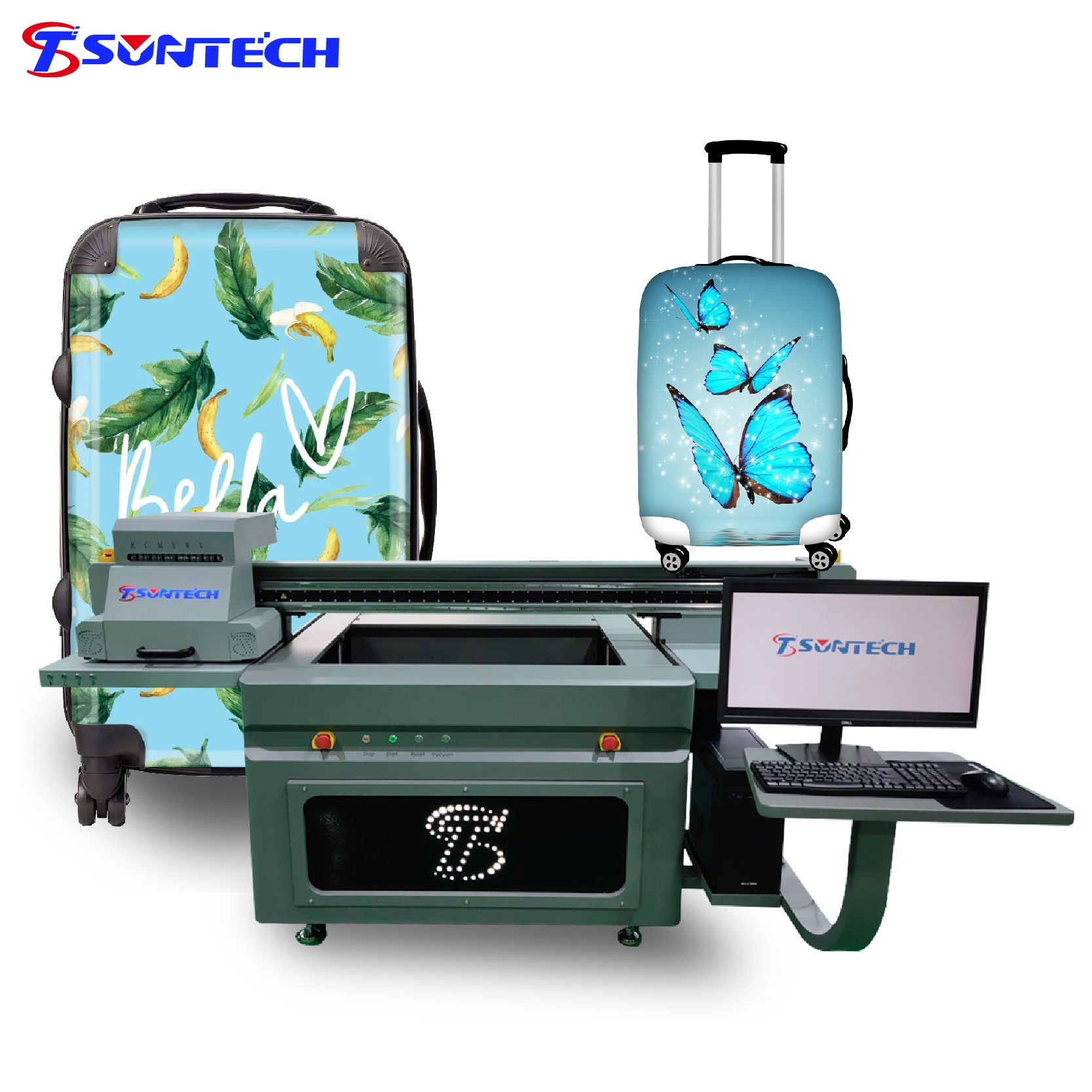 Suntech 9060 Ricoh G5i uv printer bottle mug phone case metal uv dtf printer a1 6090 uv led flatbed printer