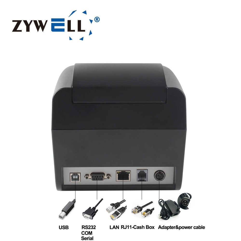 ZYWELL Direct Thermal Linerless Label Printer ZY-3311 label maker price tag sticker printer