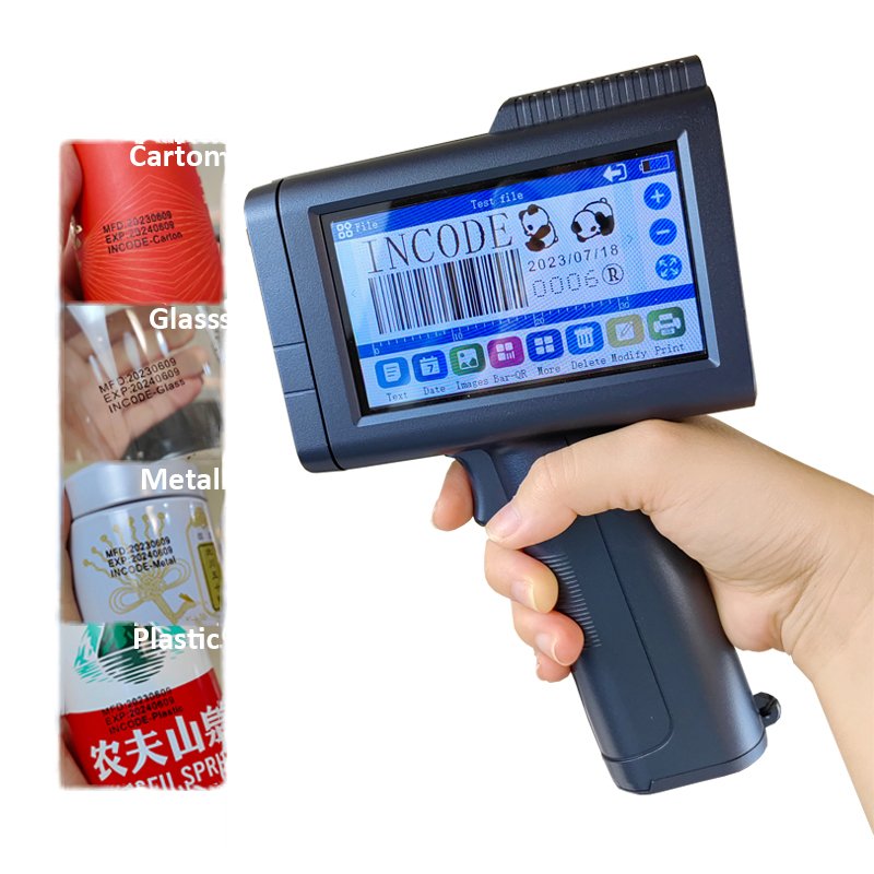INCODE Handjet Printpen Machine Expiry Date Coding Qr Code Barcode Logo Hand Held Portable Handheld Thermal Inkjet Printer