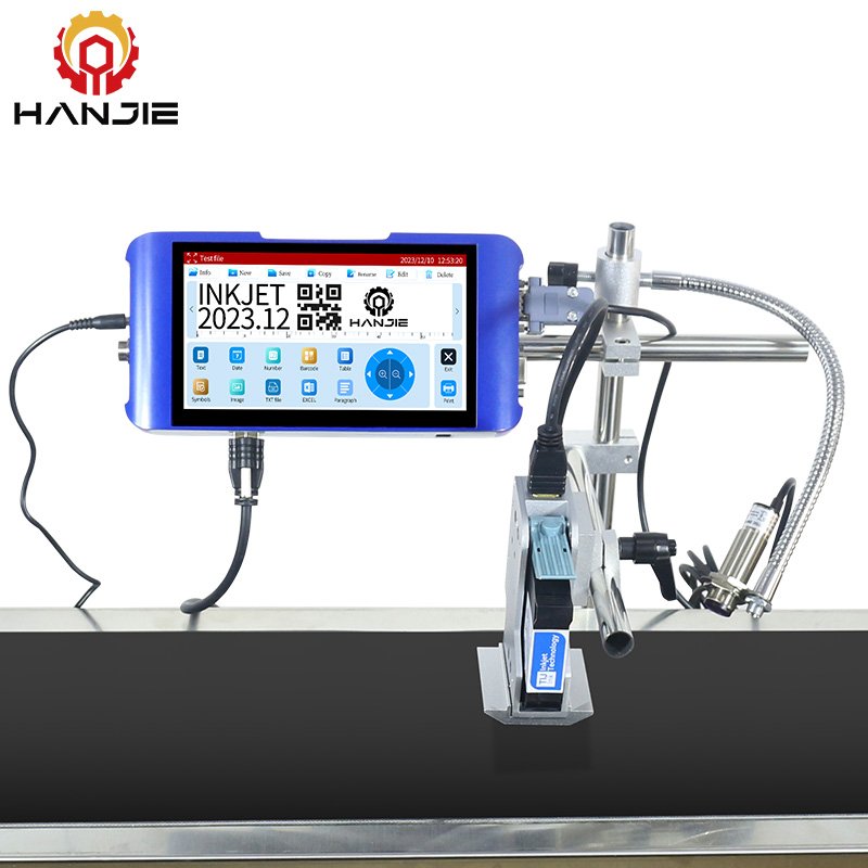 Intelligent industrial inkjet coding machine wholesale date batch code series number continuous inkjet printer