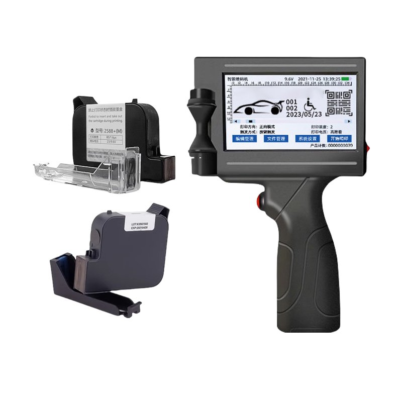 Inkjet Printer Surface Handheld Inkjet Printer Printing Machine Quick Drying Portable Touch Screen Printer