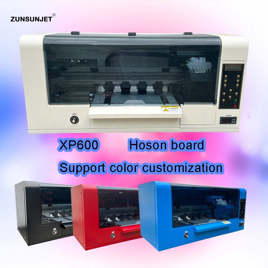automatic direct to Transfer Pet film impresora t shirt textile small A3 30cm A3+ 33cm Dual XP600 dtf Inkjet printer for T-shirt