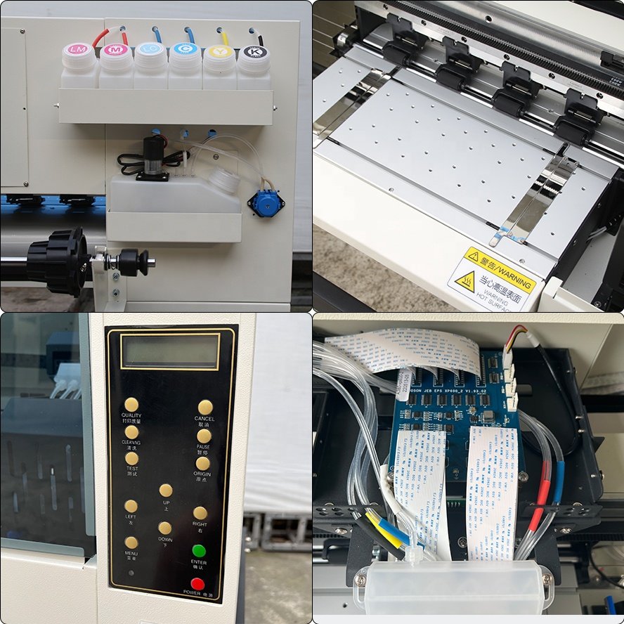 automatic direct to Transfer Pet film impresora t shirt textile small A3 30cm A3+ 33cm Dual XP600 dtf Inkjet printer for T-shirt