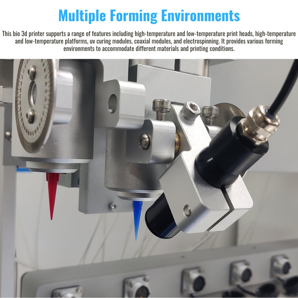 MakerPi Autobio 2000 DIW Bio Organic 3D Printer for Biodegradable Plastics and Tissue Engineering Solutions