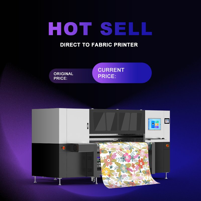 Lifetime after-sale service inkjet printer for clothing fabric textile printing digital machine for sofa cover