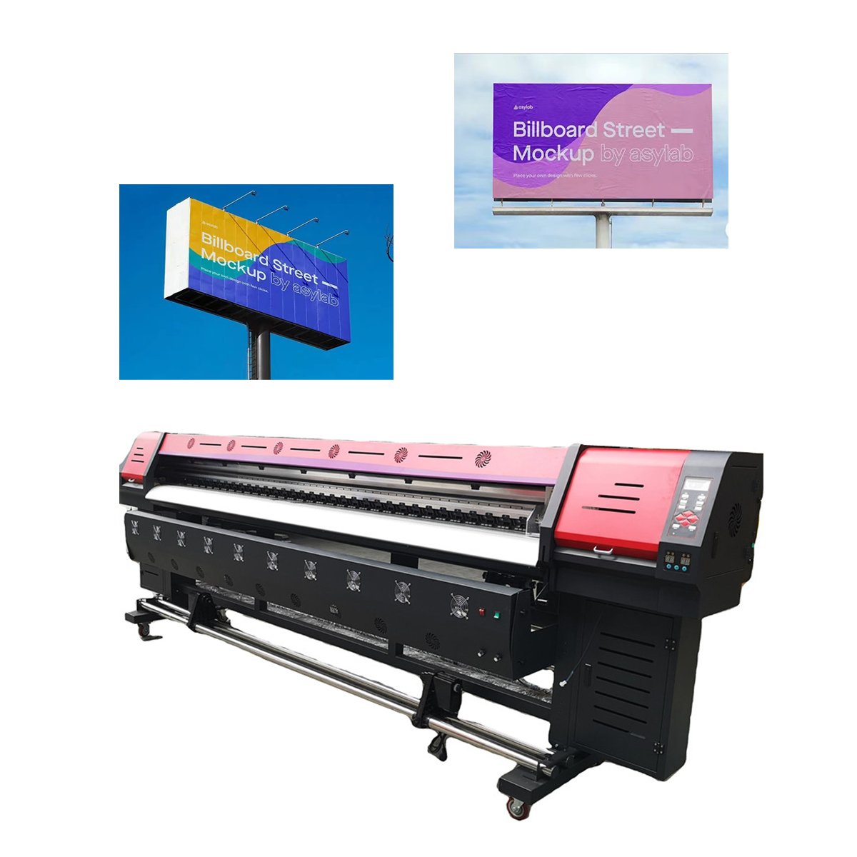 Myjet 3.2m Large Format Flex Banner Printing Machine I3200 Head Inkjet Printer