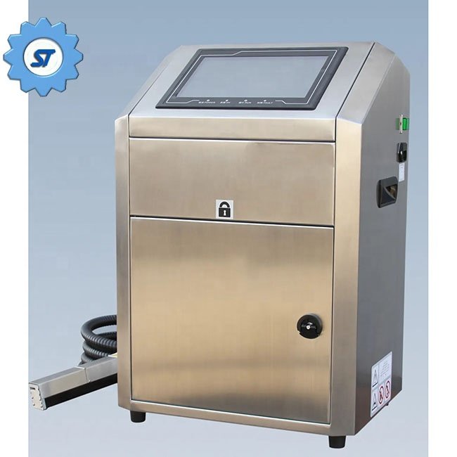 Rubber PE Plastic Hose Cable Digital Laser Inkjet Industrial Printing Machine