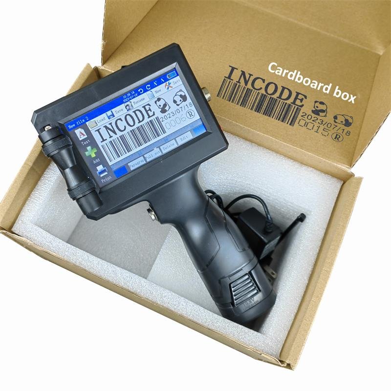 2024 Top Selling Mini Batch QR Code Hand Held Portable Handheld TIJ Inkjet jet Machine Impresora De Tinta Expiry Date Printer