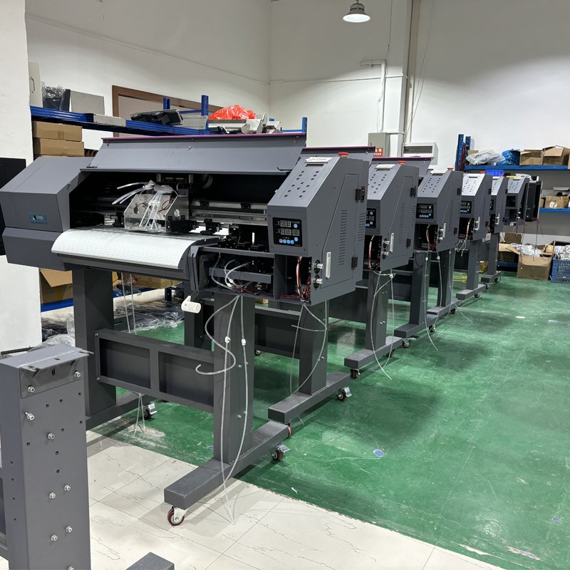 dtf printer printing machine i3200 24" dtf dual head dtf printer 60mm with vertical shaker