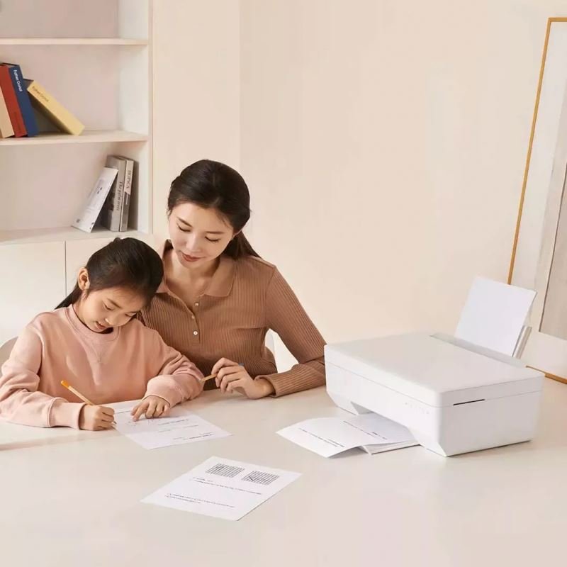 Mi 2022 New Xiaomi Youpin Mijia Connected Inkjet Printer Printing Copy ScanThree-in-one Color Photo Print Remote Smart Printer