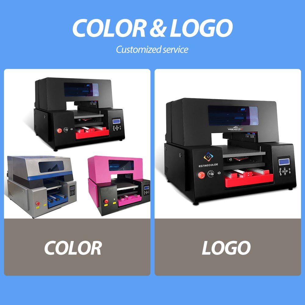 Refinecolor A3 Inkjet Printers 3360 Multifunction Digital Logo Printing Machine Plastic PVC Card Printer Prices Printer Machine