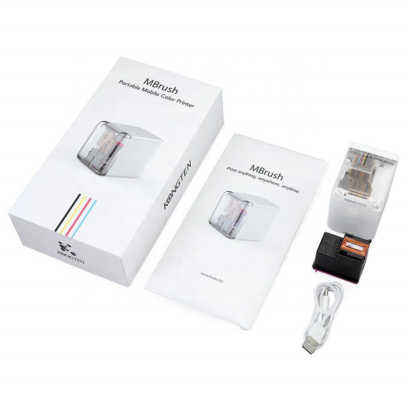Mbrush Portable Handheld Mini mobile color Inkjet Printer