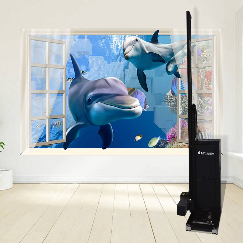 Automatic 3D Printer For Wall Inkjet Wall Printer Machine 5D UV Vertical Painting