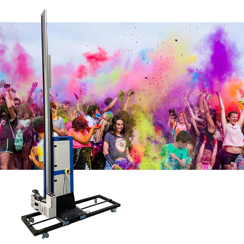 Automatic 3D Printer For Wall Inkjet Wall Printer Machine 5D UV Vertical Painting