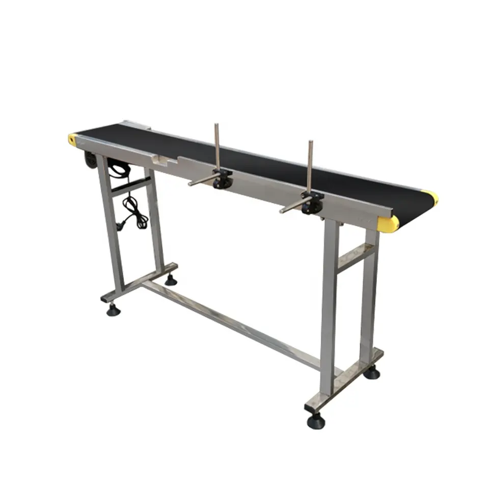 TIJ printer online inkjet machine with conveyor date batch code machine
