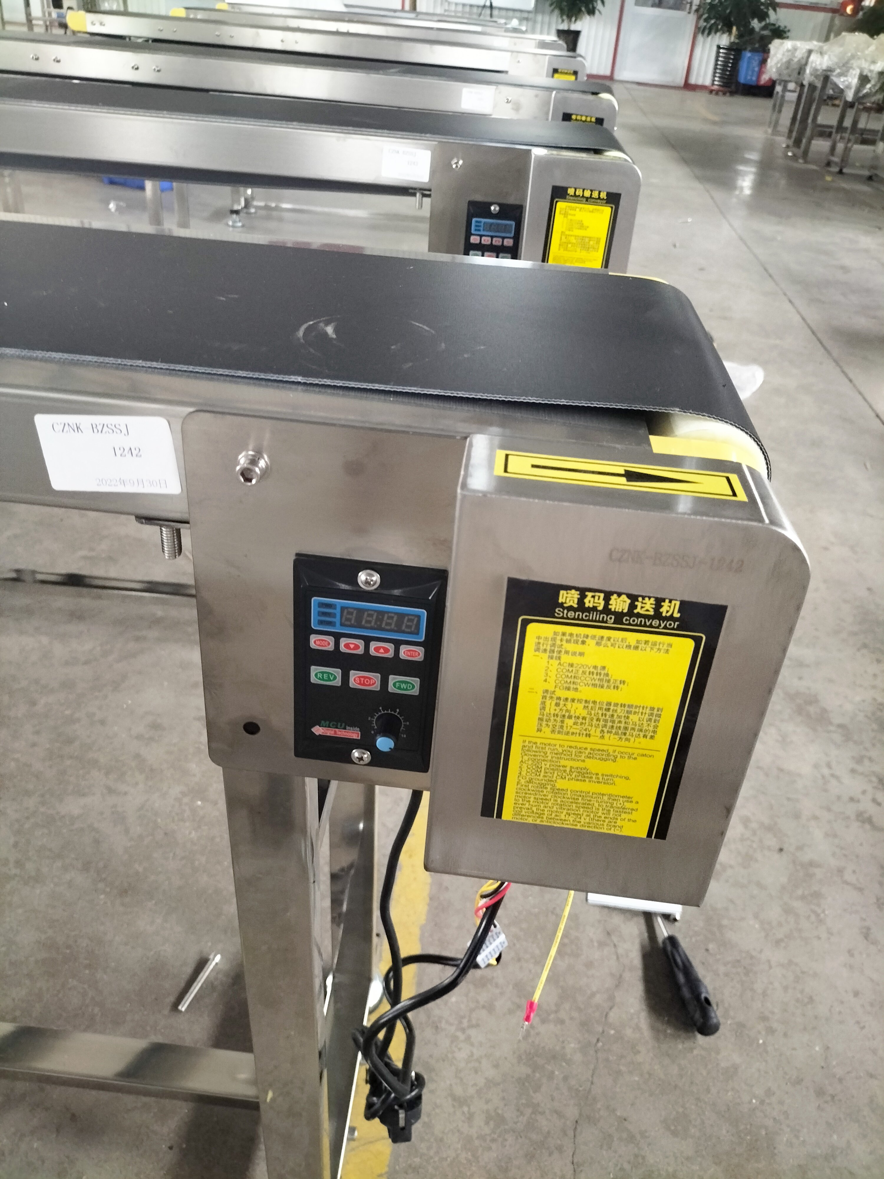 TIJ printer online inkjet machine with conveyor date batch code machine