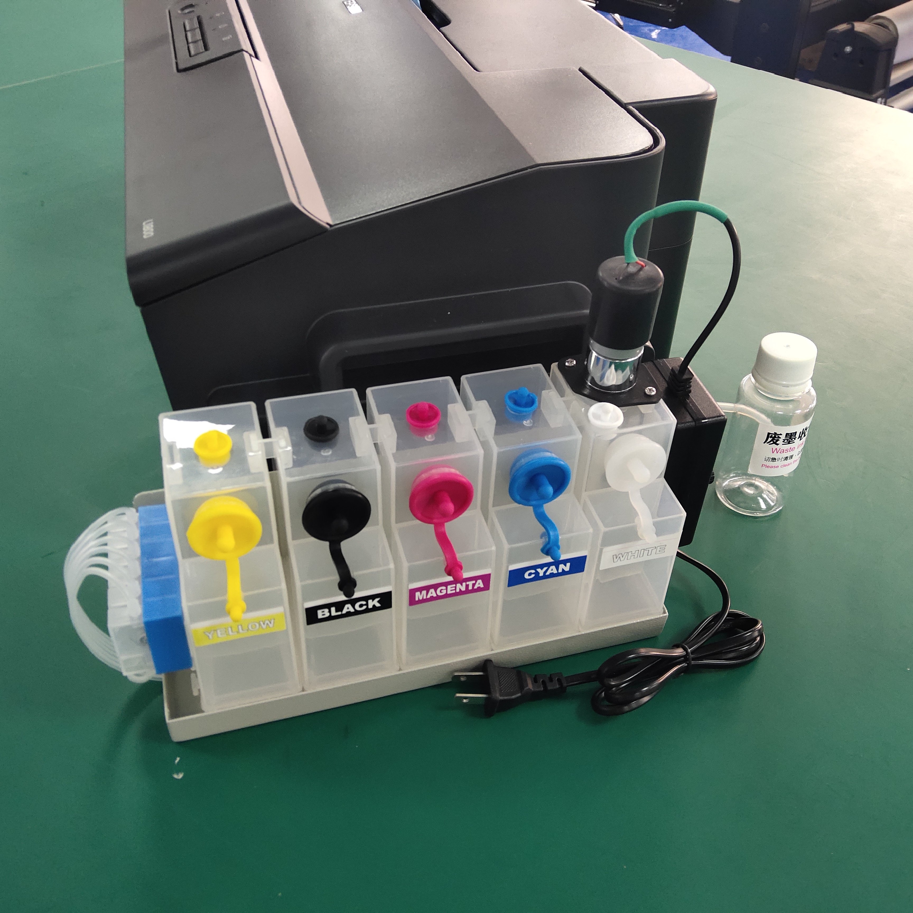 ZYJJ DIY A3 A4 Size Pigment Ink PET Film DTF Inkjet Printer L-1800 for T-shirt Printing