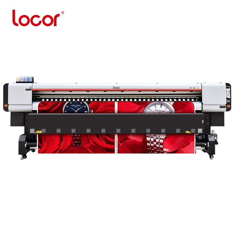 high quality Locor wide format printer banner canvas vinyl eco solvent inkjet plotter printing machine price